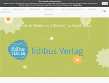 Tablet Screenshot of fidibus-verlag.de